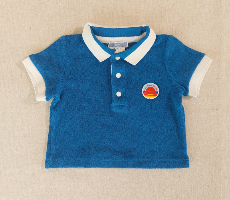 JACADI Terry cloth baby boy polo shirt