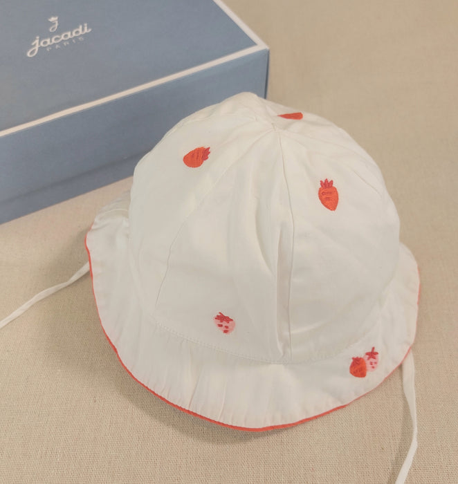JACADI baby girl embroidered summer hat