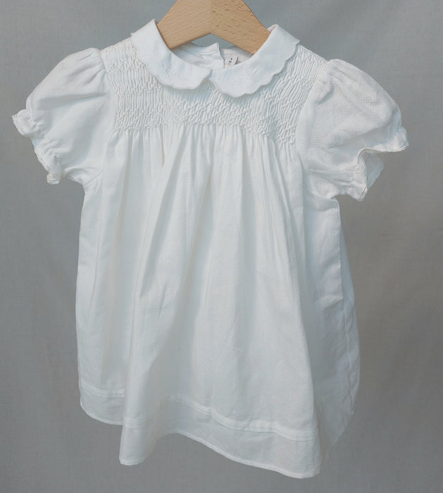 CYRILLUS White baby girl ceremony dress