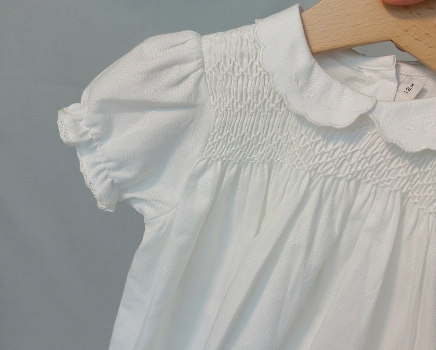 CYRILLUS White baby girl ceremony dress
