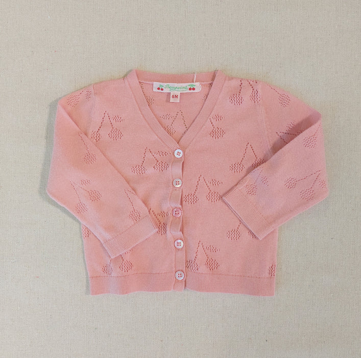 BONPOINT Cherry openwork cardigan