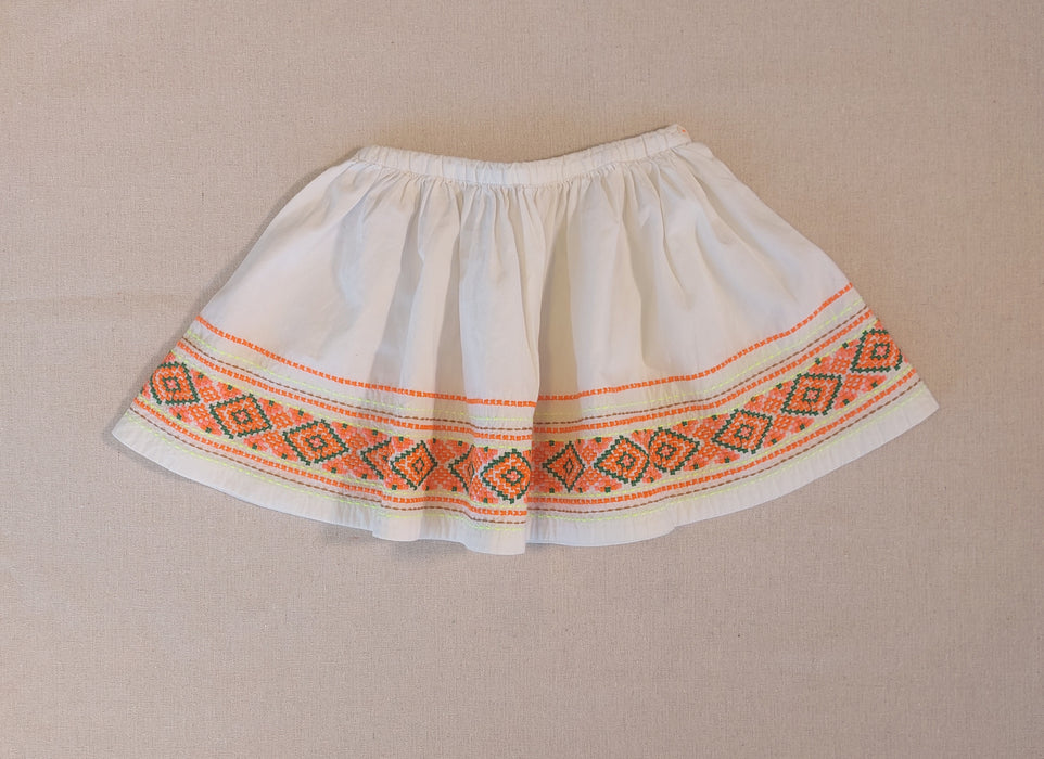 BONPOINT Suzon embroidered skirt