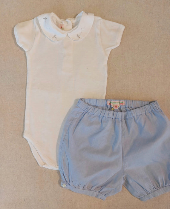 BONPOINT Hand-embroidered bodysuit
