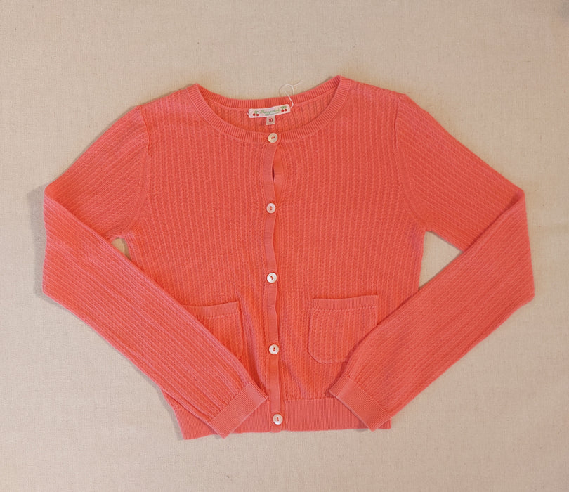 BONPOINT Fine cotton knit cardigan