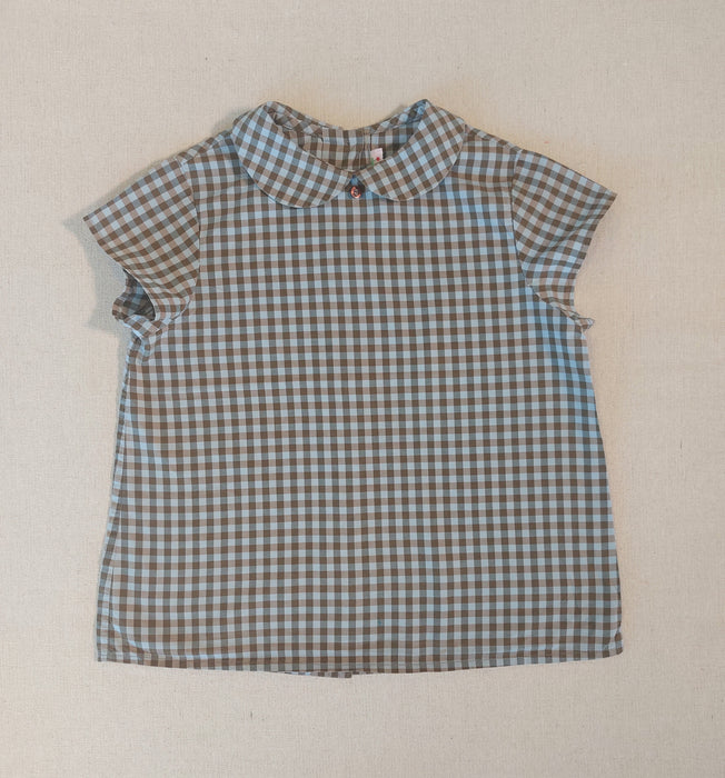 BONPOINT Claudine collar back-button blouse