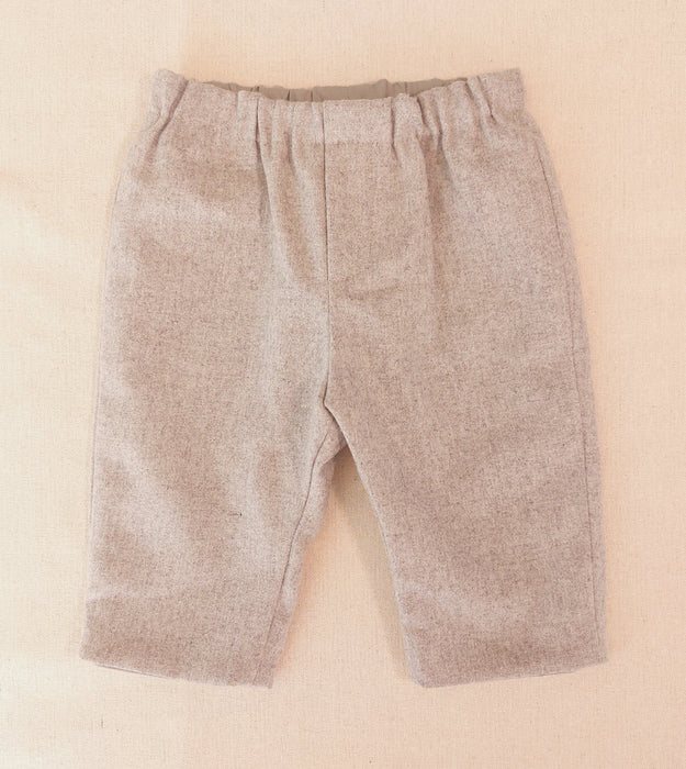 JACADI Baby Boy Outfit - Soft Flannel Pants & Plaid Shirt