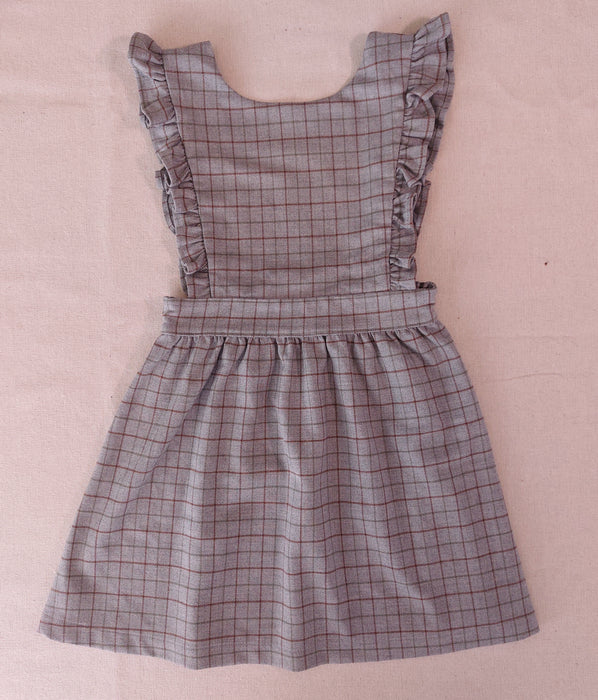 MONOPRIX Girls’ Elegant Pinafore Dress