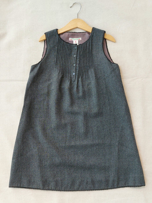 BONPOINT Girl's Flannel pinafore dress