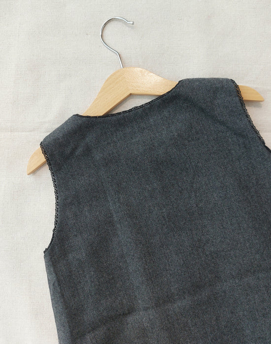 BONPOINT Girl's Flannel pinafore dress