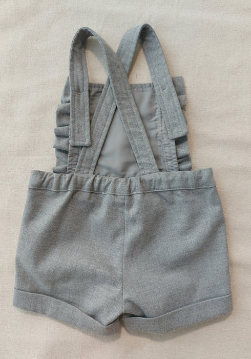 Baby Girl Outfit – TARTINE ET CHOCOLAT Ruffle-Detail Romper & CHLOÉ Long-Sleeved Bodysuit with Ruffled Collar