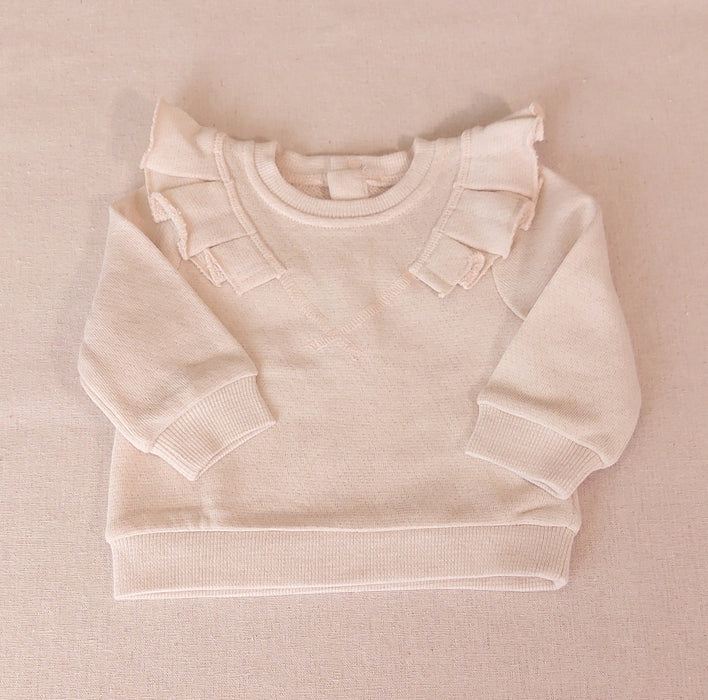 BOUT’CHOU Baby Girl Sweatshirt with Ruffle Detail