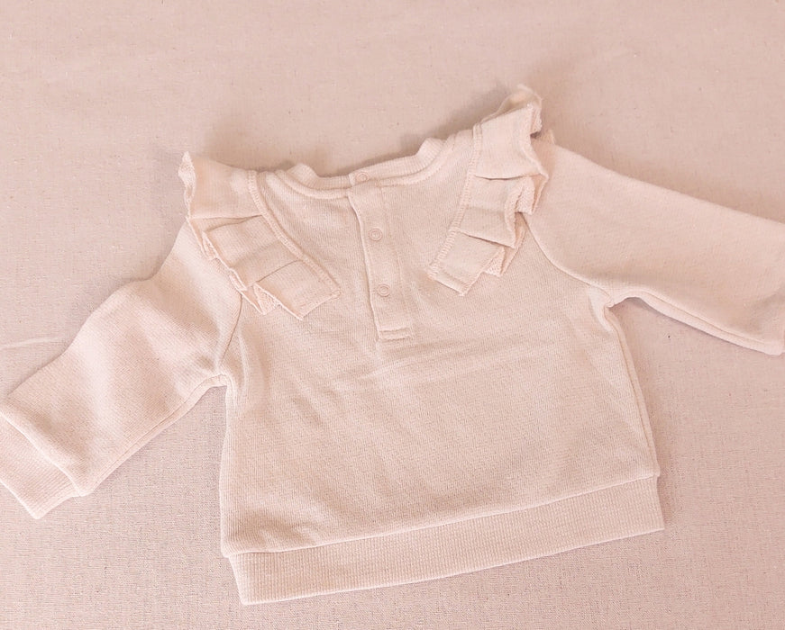 BOUT’CHOU Baby Girl Sweatshirt with Ruffle Detail