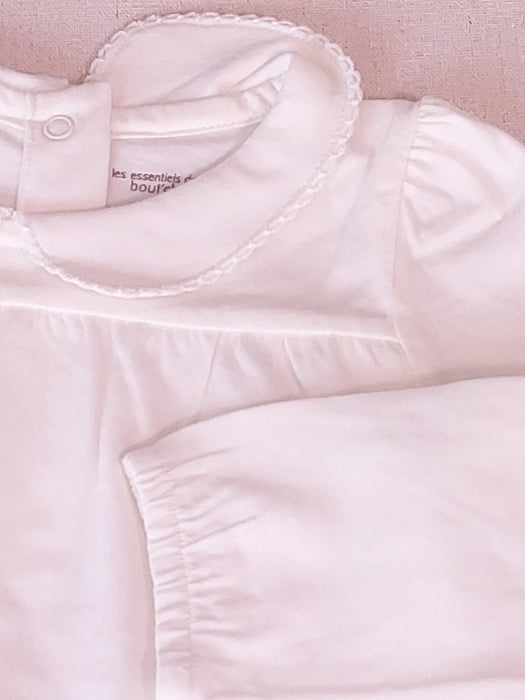 BOUT'CHOU Baby Girl Blouse in Jersey with Peter Pan Collar