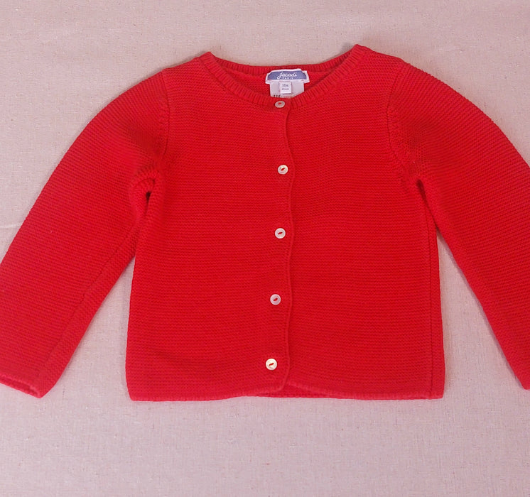 JACADI Baby Girl Knitted Cardigan