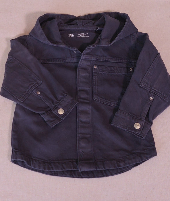 ZARA Baby Hooded Denim Jacket
