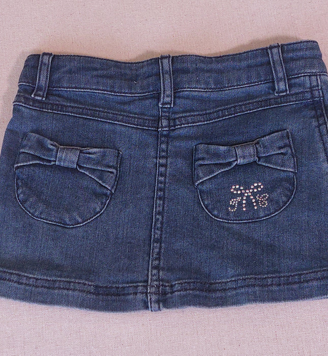 TARTINE ET CHOCOLAT Girl's Denim Mini Skirt