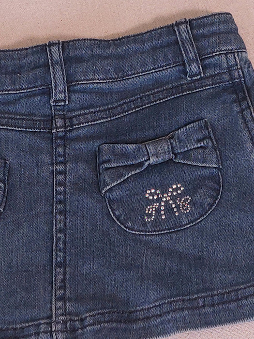 TARTINE ET CHOCOLAT Girl's Denim Mini Skirt