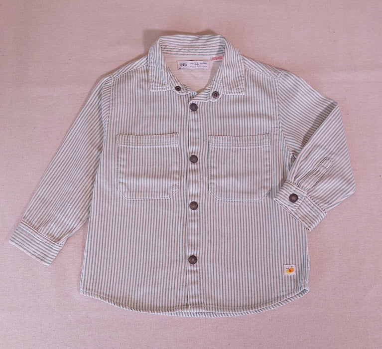 ZARA Striped Overshirt