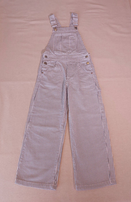 ZARA Striped Denim Dungarees