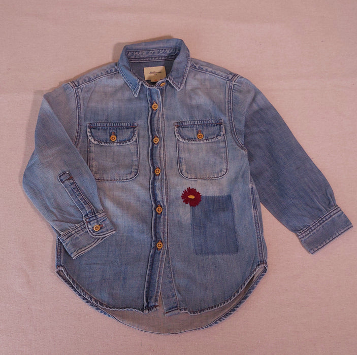 BELLEROSE Denim Shirt with Embroidered Details