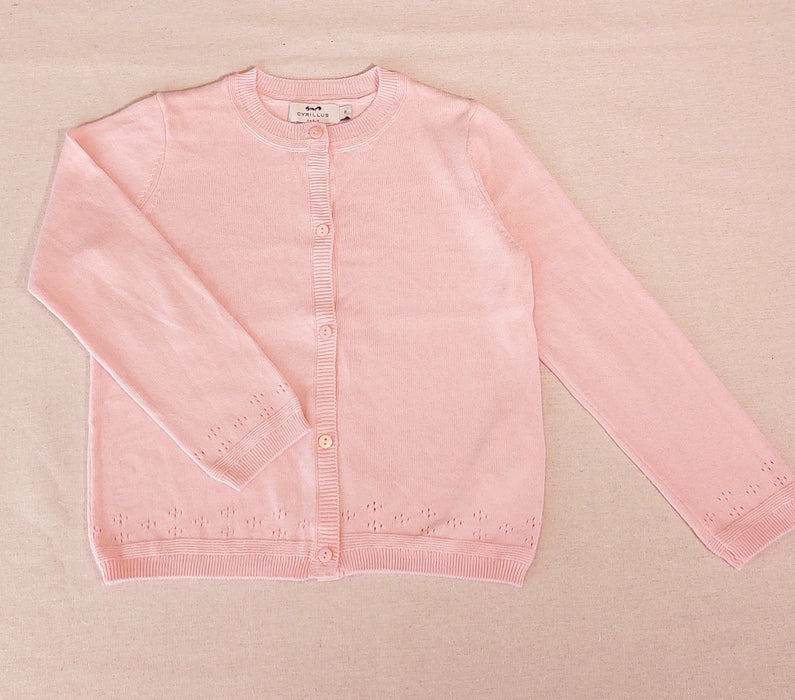 CYRILLUS Girl's cotton and wool cardigan