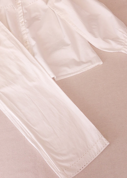 ZARA HOME KIDS Girl's Pyjama Set with Lace Inserts