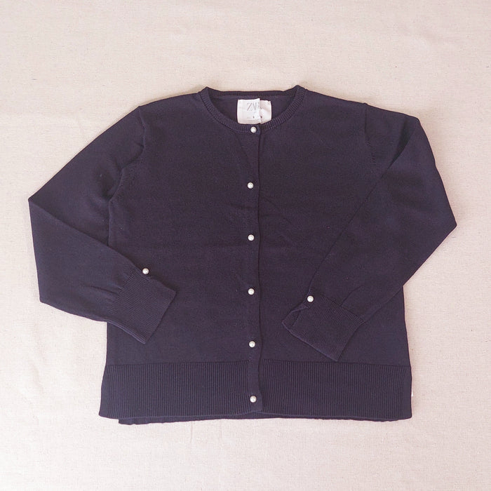 ZARA Girl's Navy Cardigan