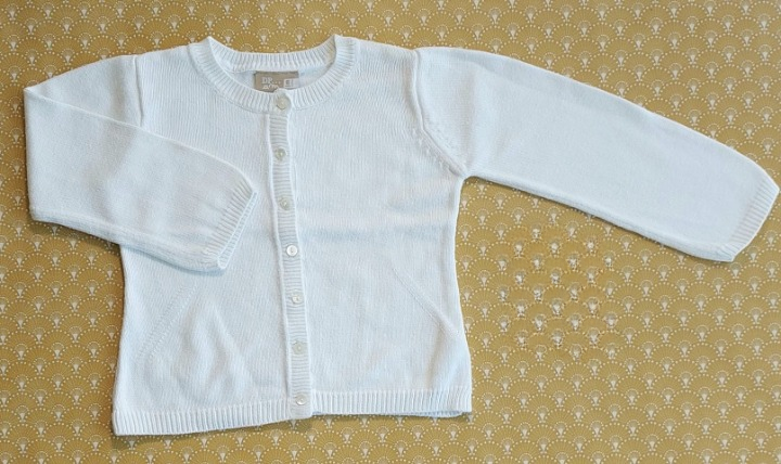 DPAM White knitted cardigan