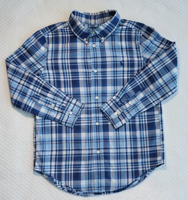 RALPH LAUREN Checked Oxford shirt