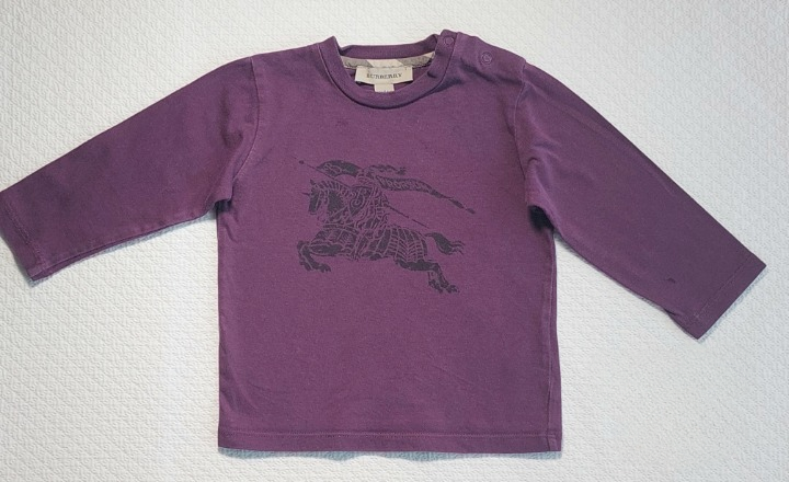 BURBERRY Long-sleeve printed t-shirt
