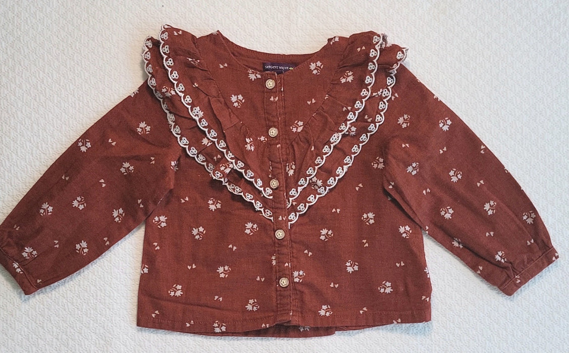 SERGENT MAJOR Ruffled blouse