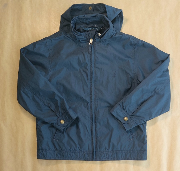 POLO RALPH LAUREN Waterproof jacket with hood in the collar