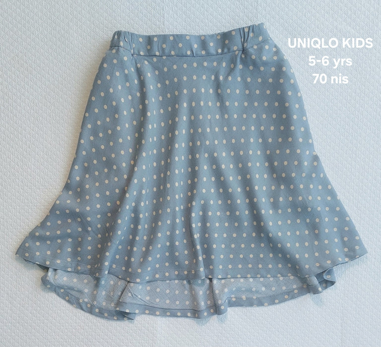 INES DE LA FRESSANGE & UNIQLO Mid-length flowy skirt