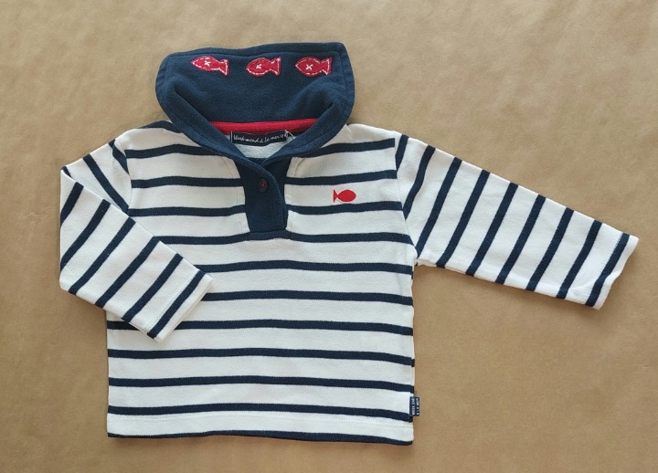 WEEK END A LA MER Sailor-style sweatshirt