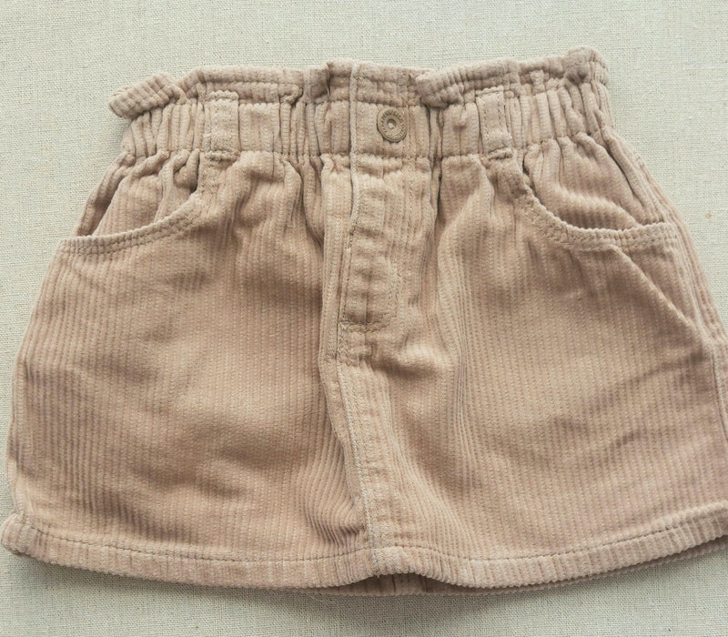 ZARA Baby girl Corduroy Mini Skirt