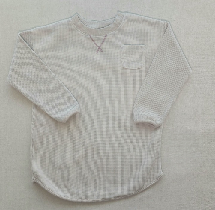 ZARA Beige textured T-shirt