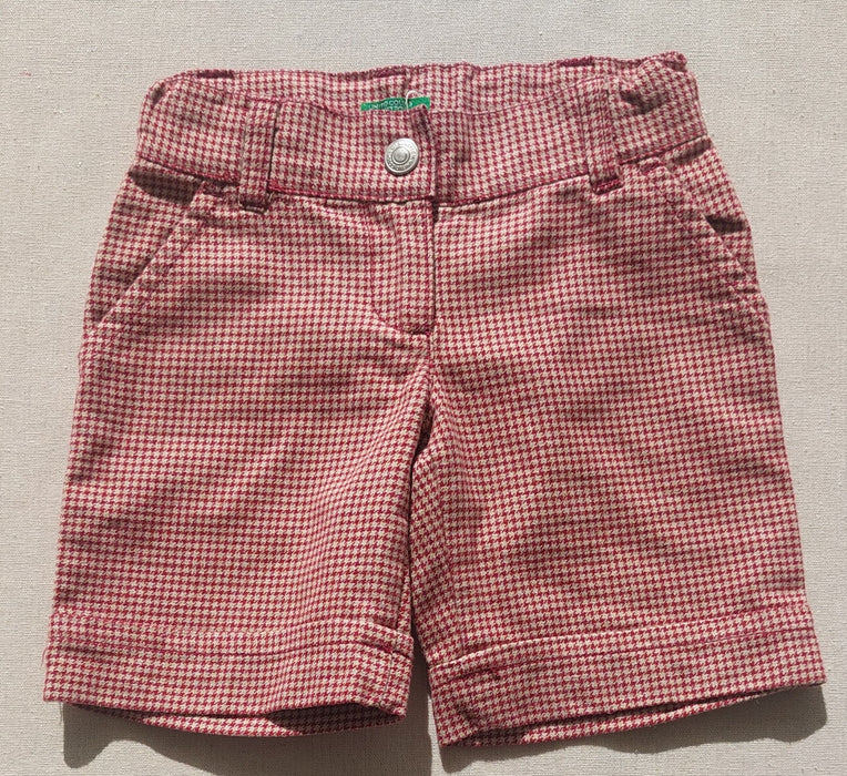 BENETTON Girls’ Checked Winter Shorts