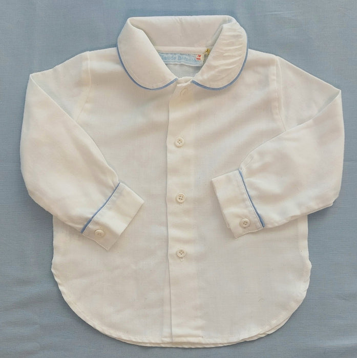 CLAUDE DEMACHY Vintage Peter Pan Collar Blouse
