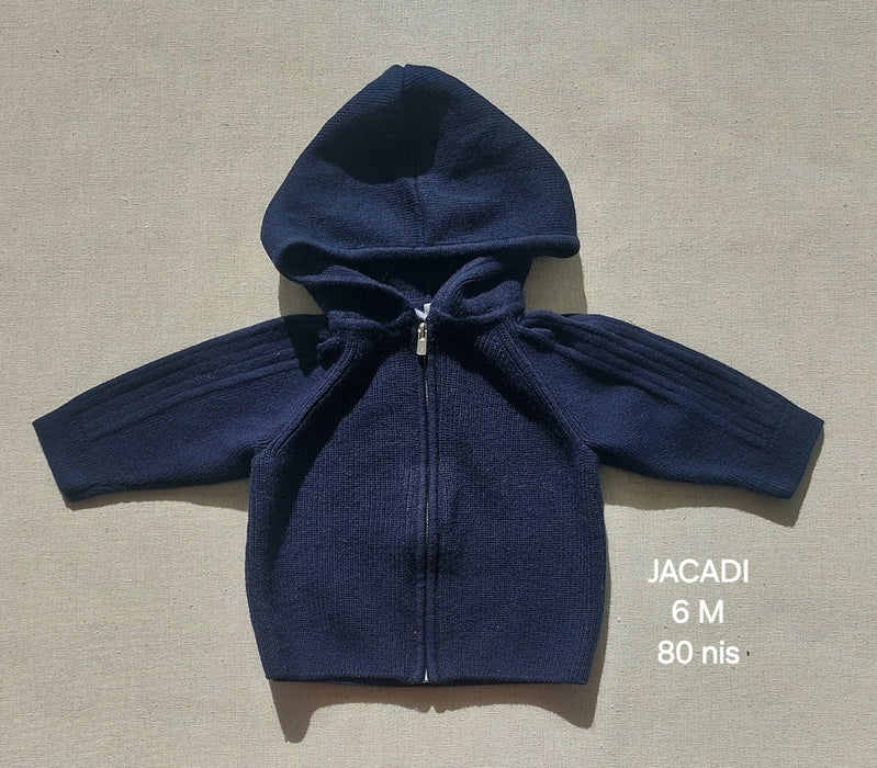 JACADI Knitted hooded cardigan