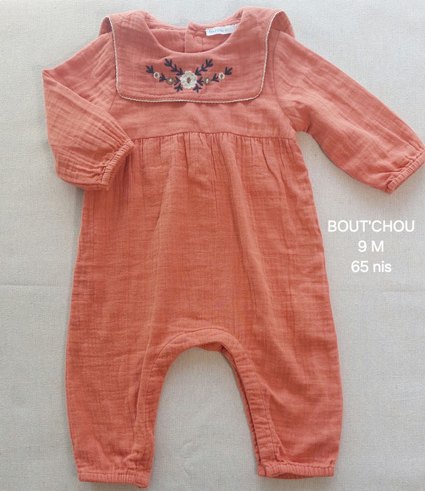 BOUT'CHOU Jumpsuit with embroidered collar