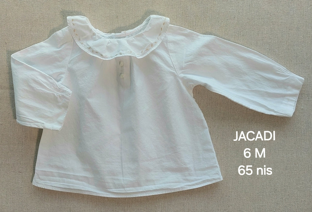 JACADI Embroidered collar blouse