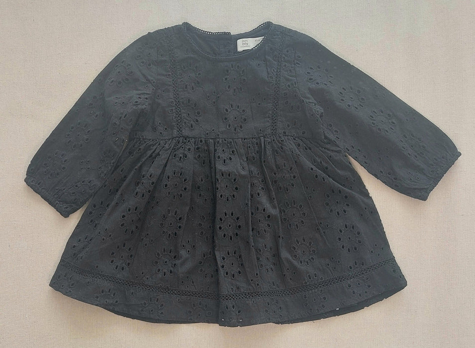 ZARA Baby Long-Sleeve Dress in Broderie Anglaise