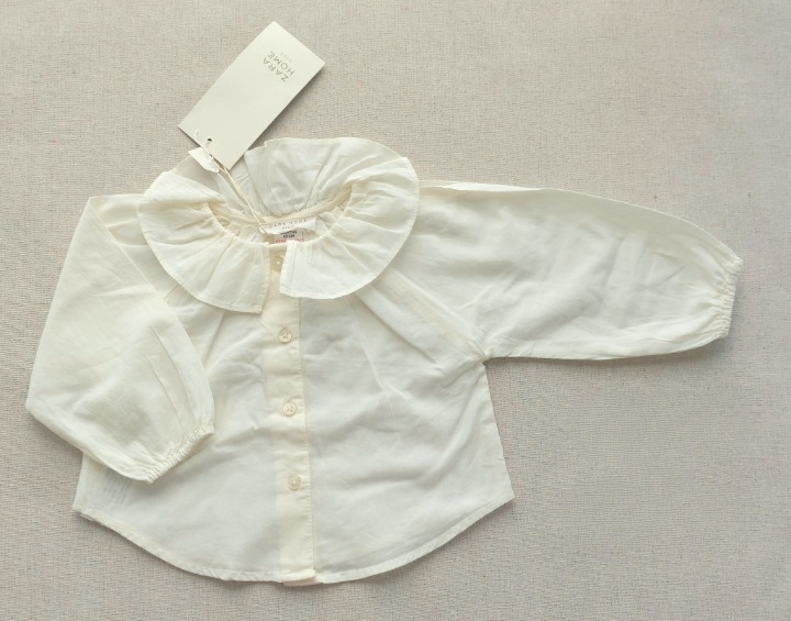ZARA Peter Pan collar blouse