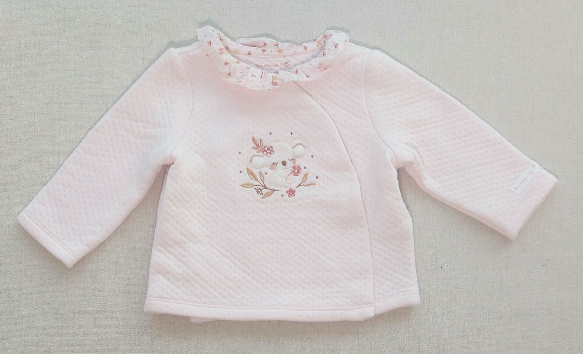 SERGENT MAJOR Embroidered baby wrap sweater