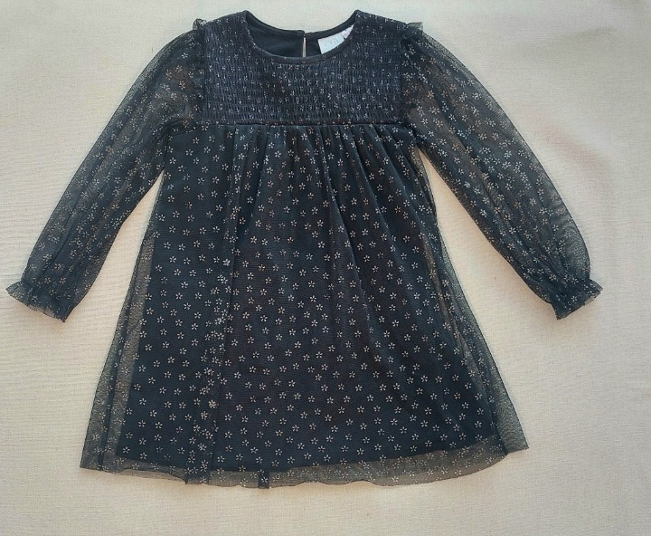 ZARA Black tulle dress