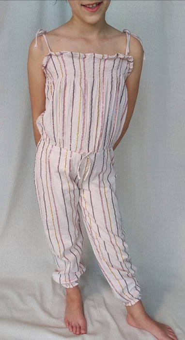 EMILE ET IDA Girls’ chic bohemian overalls