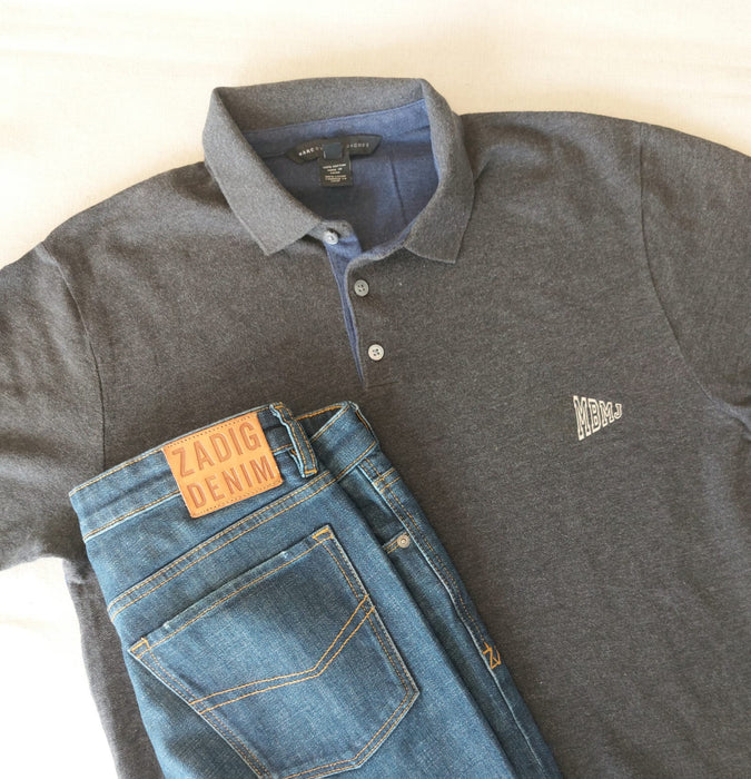 MARC BY MARC JACOBS Two-Tone Polo