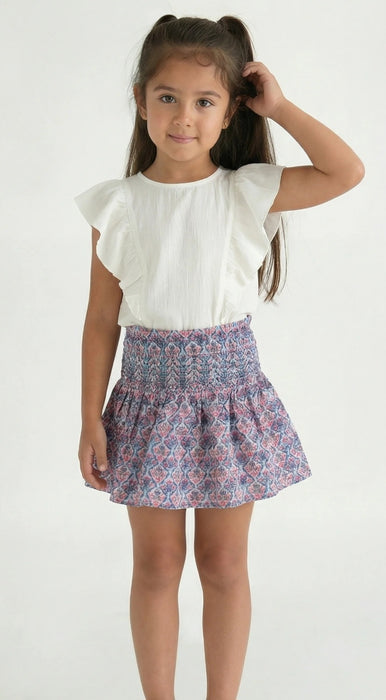 ZARA Flowy short skirt