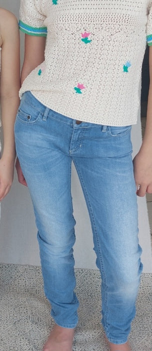 COMPTOIR DES COTONNIERS Light wash slim jeans