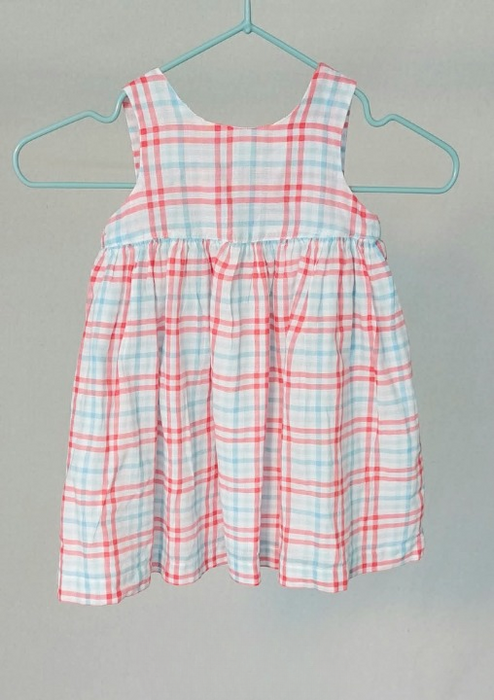 BOUT'CHOU Cross-back baby summer dress